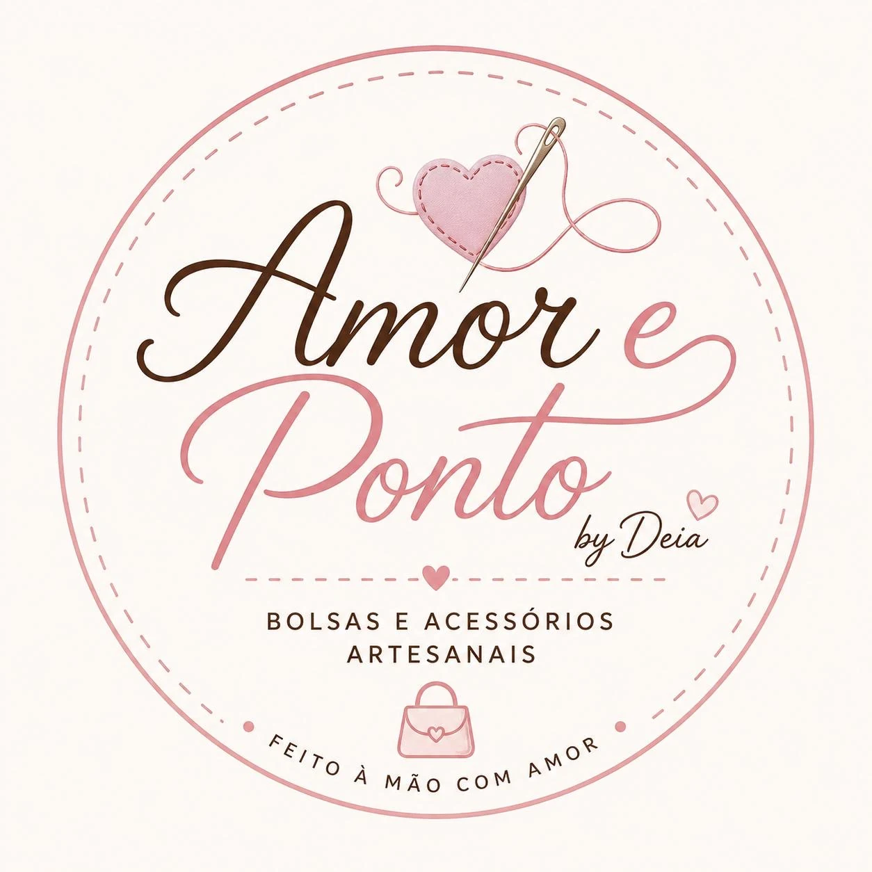 Logo Amor e Ponto by Deia
